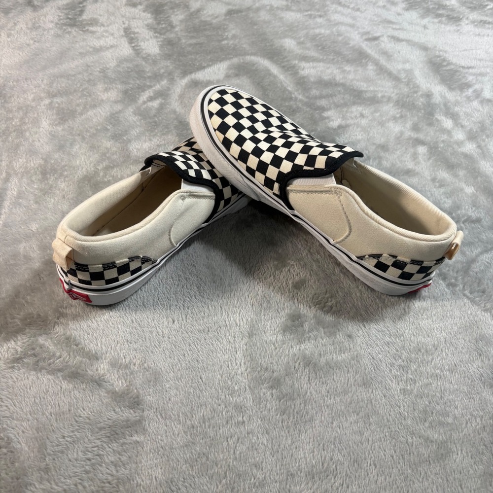 Vans Classic Slip-On Checkerboard Black White Youth 5.5 Skate Shoe